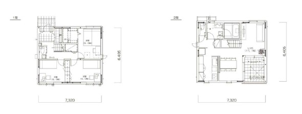 建物参考プラン　建物面積92.11平米