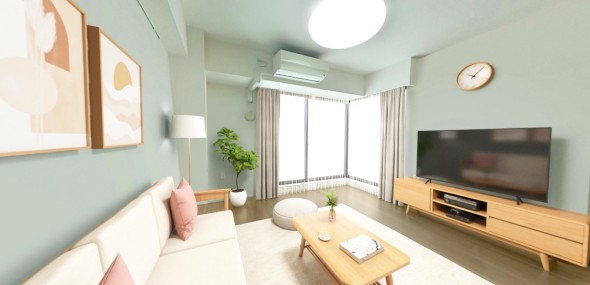 家具配置はCG加工によるイメージです。実際には家具は含まれません。