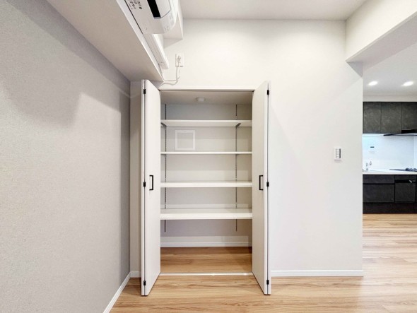 収納スペースで住空間もスッキリ広々!