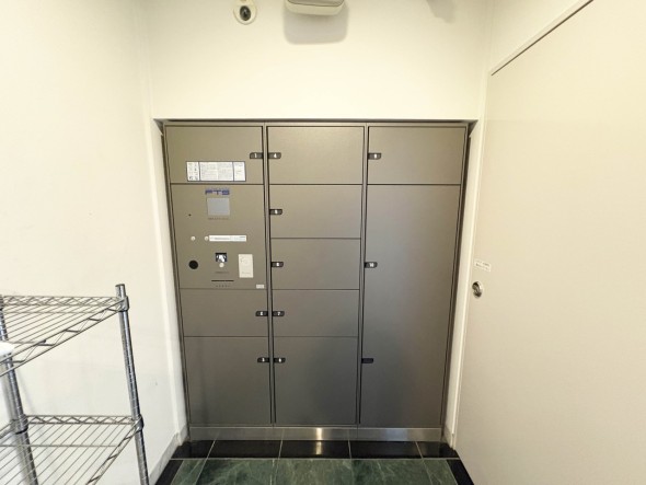 不在時に便利な宅配ボックス。