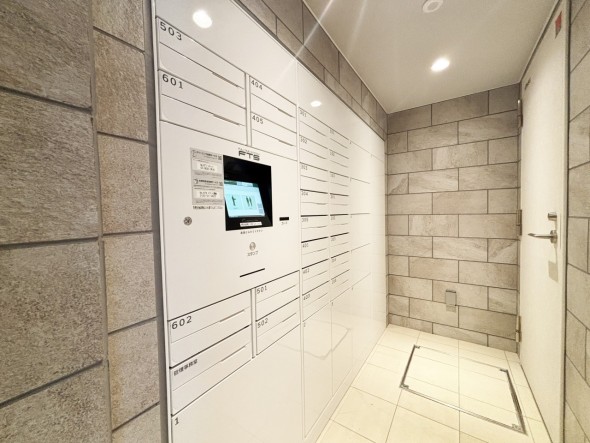 不在時に便利な宅配ボックス。