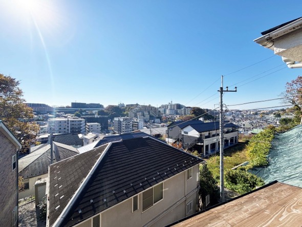圧迫感がなく、開放的な眺望です。
