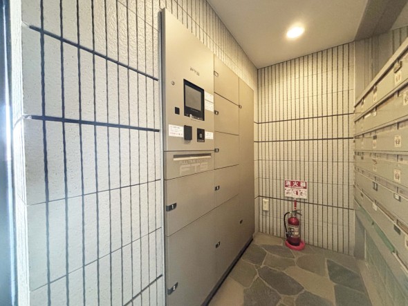 不在時に便利な宅配ボックス。