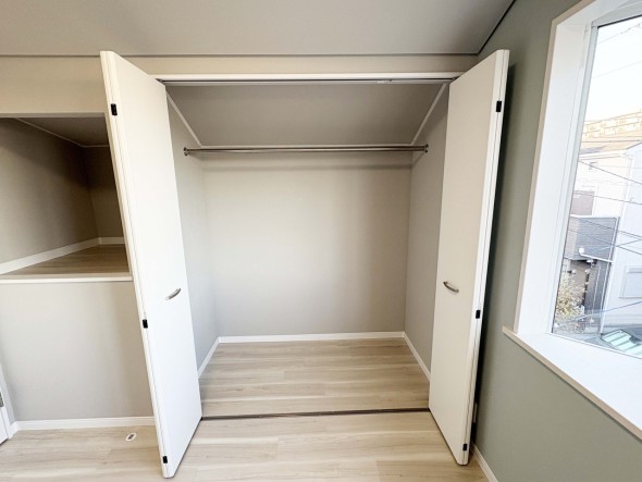 収納スペースで住空間もスッキリ広々。
