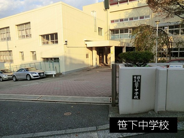 中学校 1000m 笹下中学校