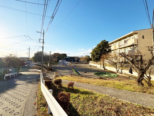 周辺は緑が多いエリアです。
