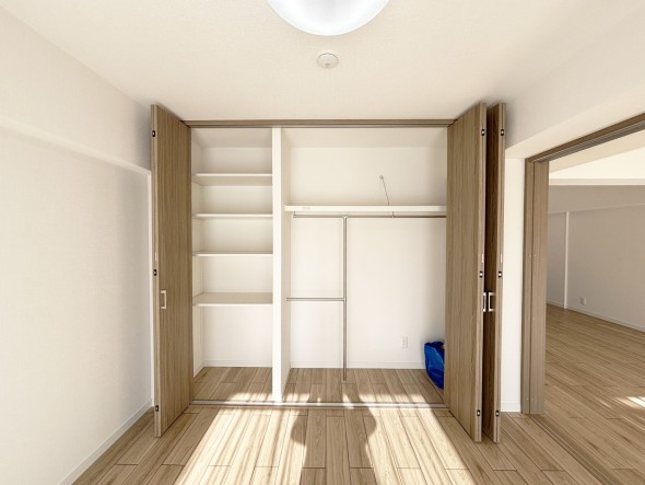 収納スペースで住空間もスッキリ広々！