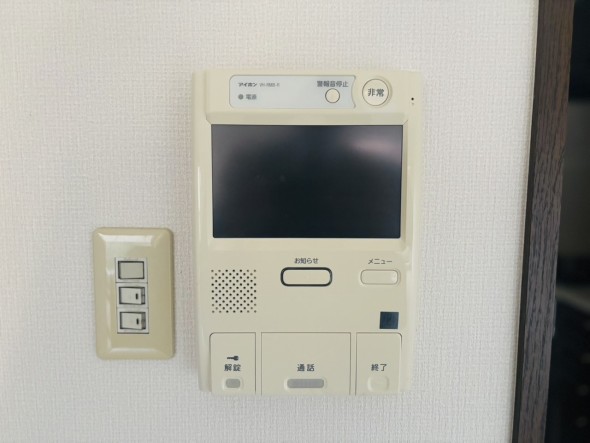 TVモニター付きインターフォン