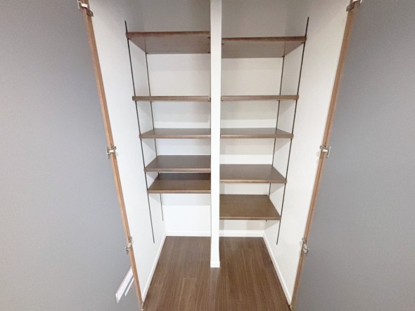 収納スペースで住空間もスッキリ広々！