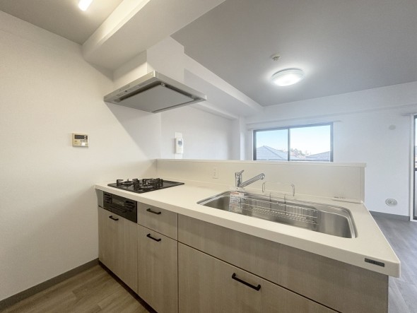 ゆとりのあるキッチンスペース