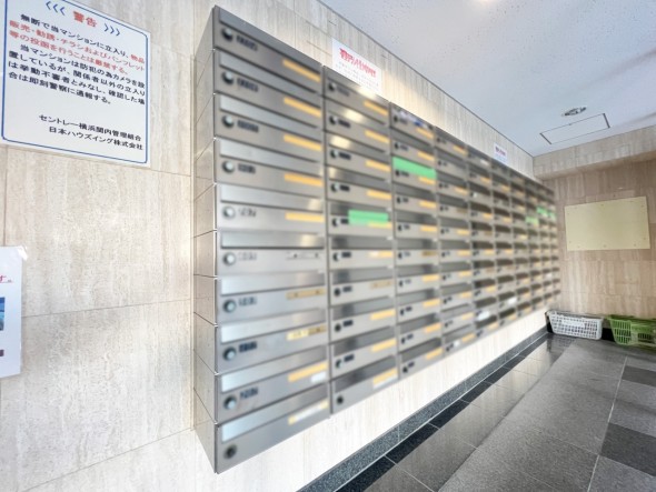 住戸専用の郵便受け。