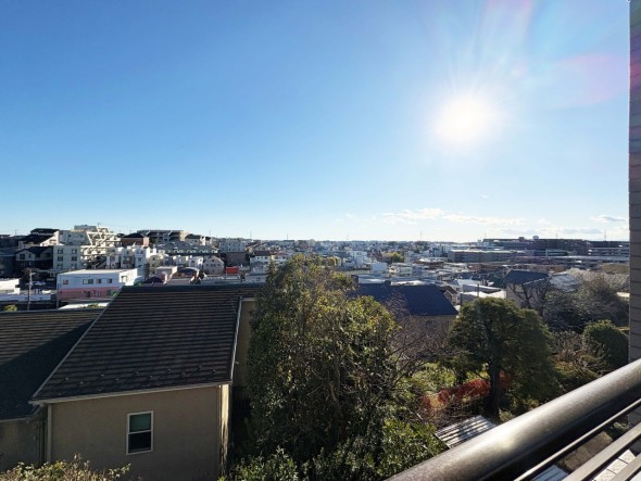 圧迫感がなく、開放的な眺望です。