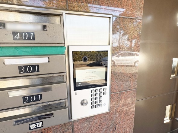 オートロック付き、セキュリティー面も安心