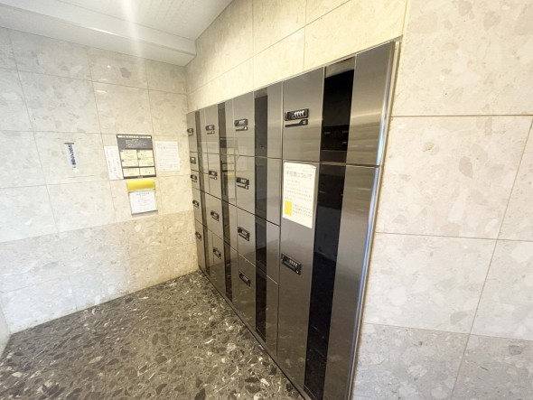 不在時に便利な宅配ボックス。