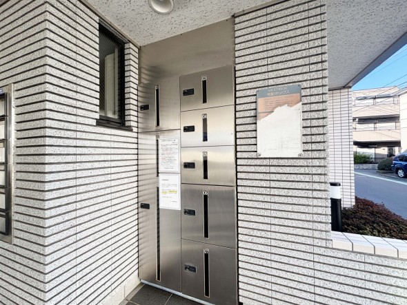 不在時に便利な宅配ボックス。