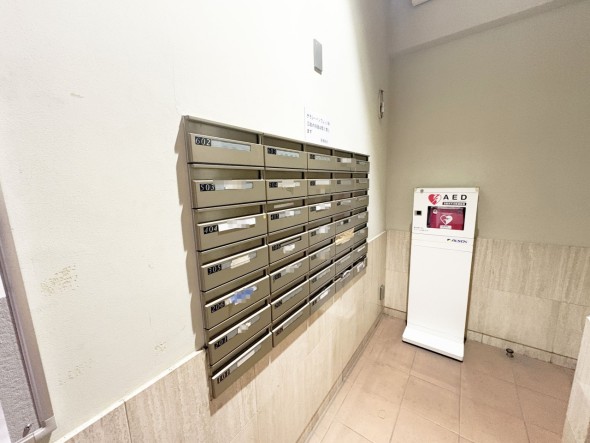 住戸専用の郵便受け。