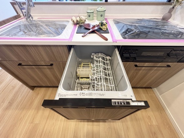 食洗機付き。家事の手助けとして。