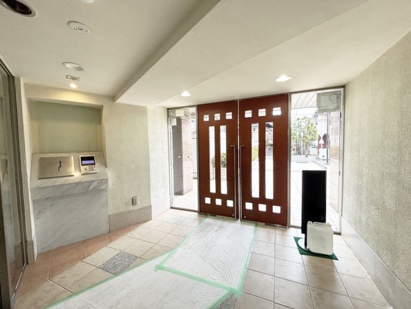 オートロック付き、セキュリティー面も安心