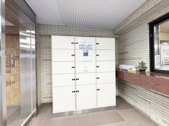 不在時に便利な宅配ボックス。