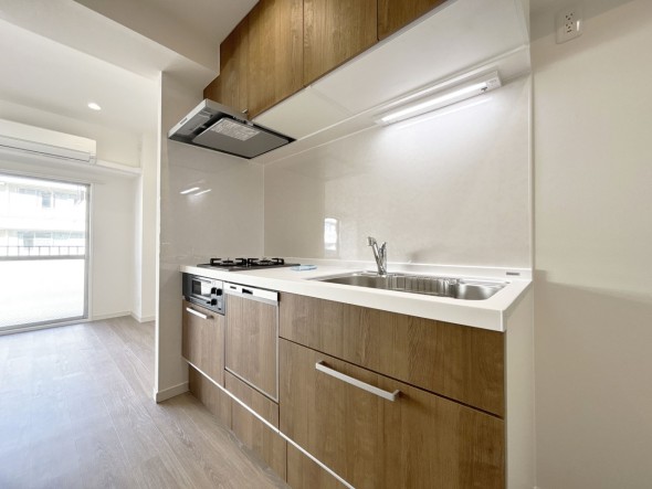 使い勝手の良い設備のキッチンで効率よくお料理もできます。