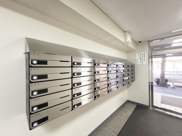 住戸専用の郵便受け。