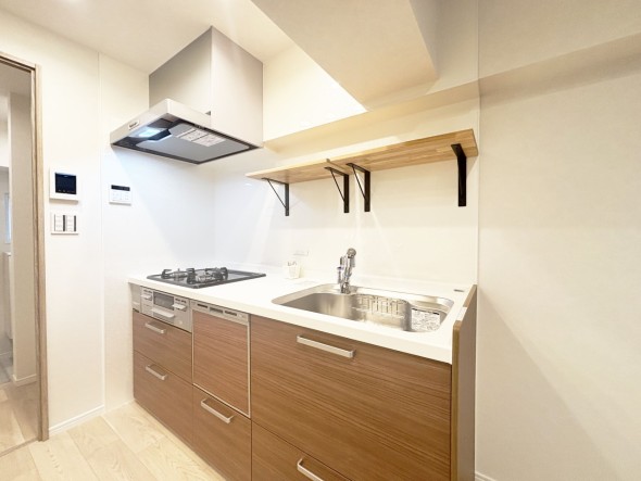 使い勝手の良い設備のキッチンで効率よくお料理もできます。