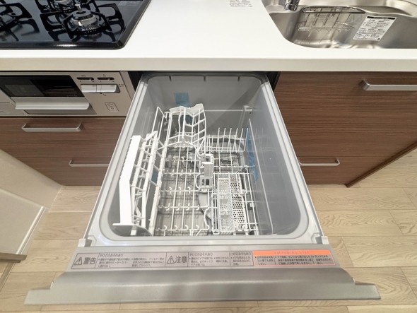 食洗機付き。家事の手助けとして。