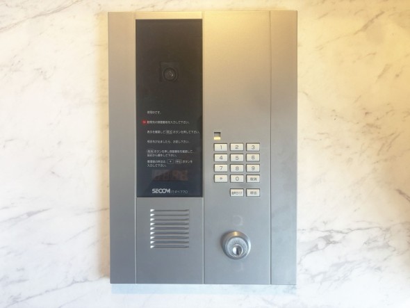 オートロック付き、セキュリティー面も安心