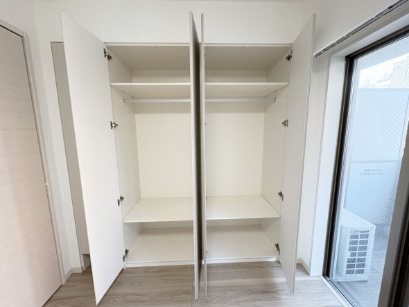 収納スペースで住空間もスッキリ広々！