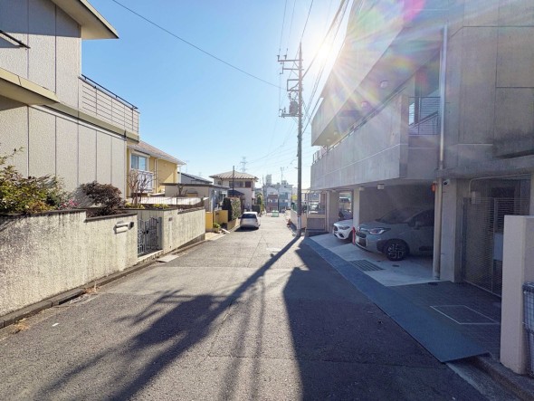 見通しも良く、お子様の登下校時も安心。