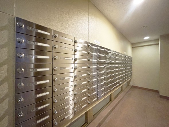 住戸専用の郵便受け。