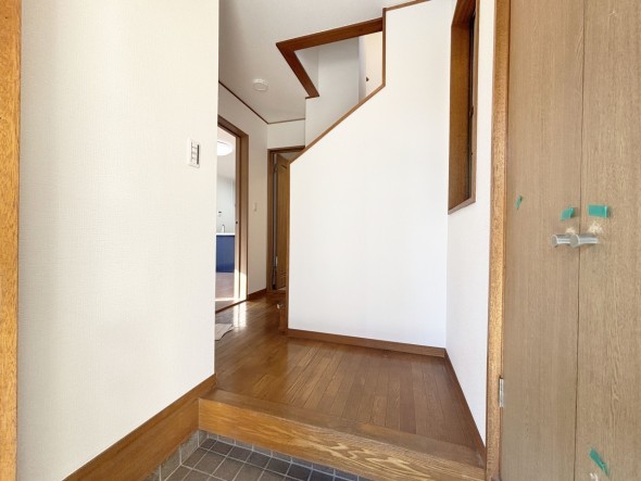 スペース広々な玄関です。