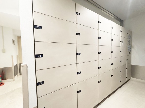 不在時に便利な宅配ボックス。