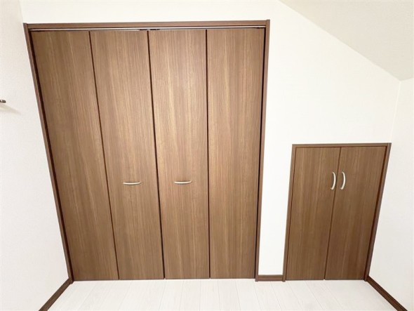 収納スペースで住空間もスッキリ広々。