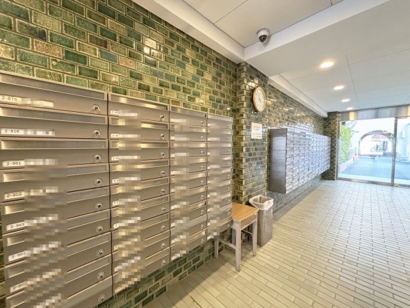 住戸専用の郵便受け。