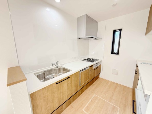 ゆとりのあるキッチンスペース