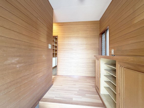 スペース広々な玄関です。