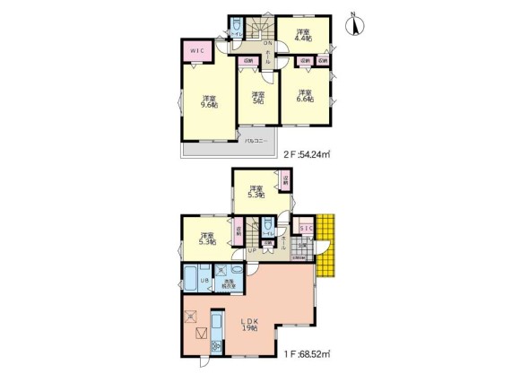 参考プラン ■間取り:6LDK ■建物面積:122.76平米 ■建物価格:2600万円(税込)