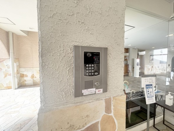 オートロック付き、セキュリティー面も安心