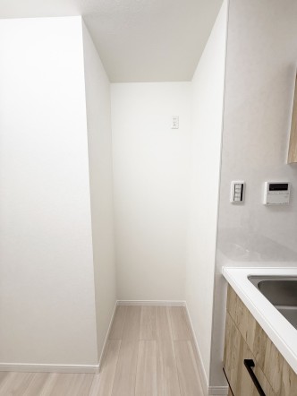 ゆとりあるキッチンスペース。