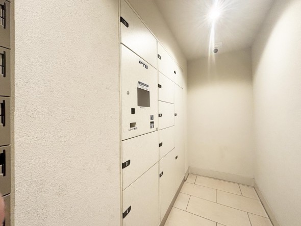 不在時に便利な宅配ボックス。